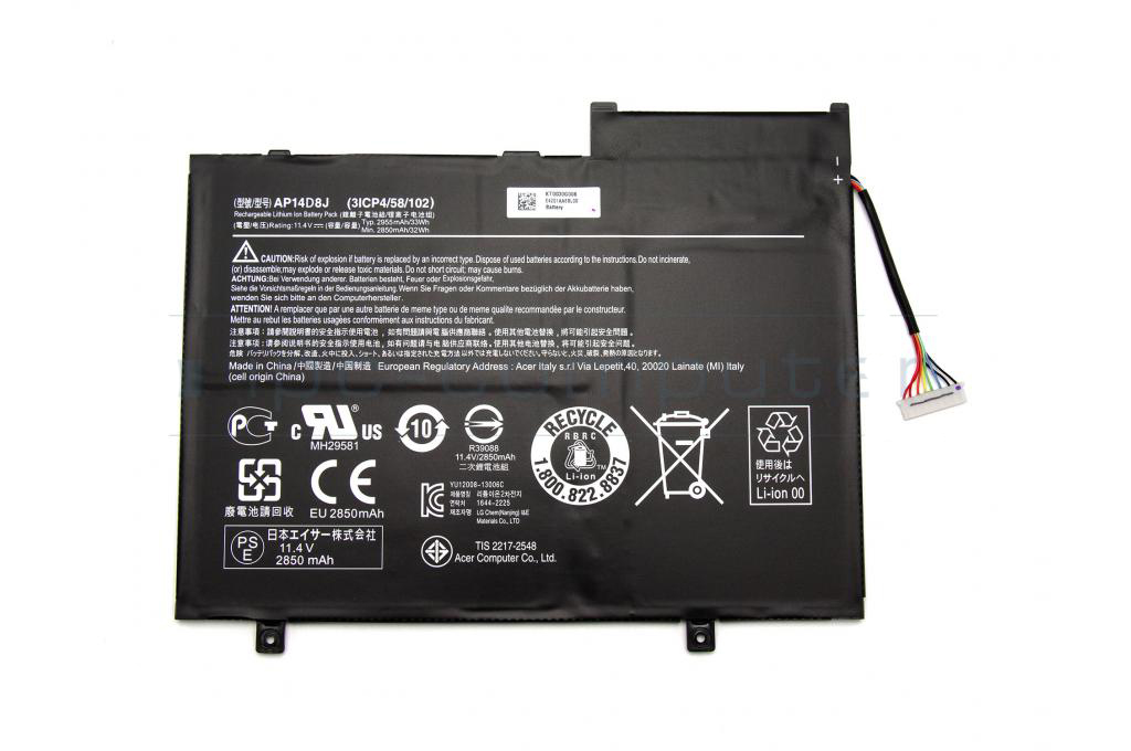 Batterie Pour Acer AP14D8J Acer