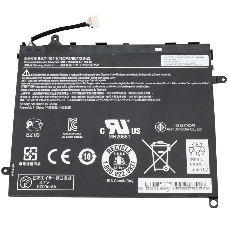Batterie Pour Acer Iconia A511