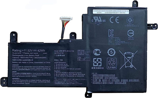 Batterie Asus B31N1729