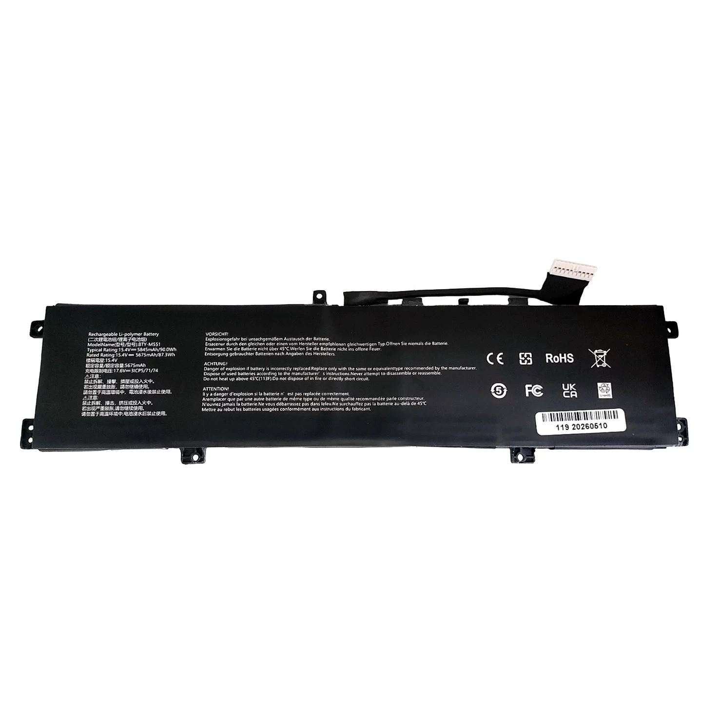 Batterie MSI BTY-M551