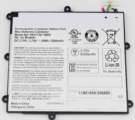 Batterie TOSHIBA PA5173U-1BRS