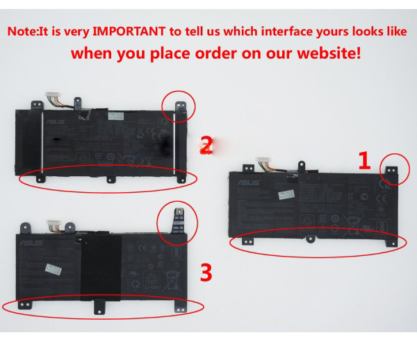 Batterie Asus C41N1731-2