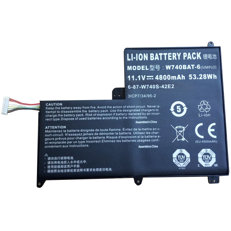 Batterie Clevo W740BAT-6