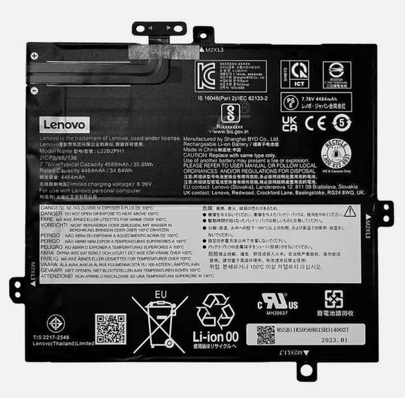 Batterie Lenovo L22B2PH1
